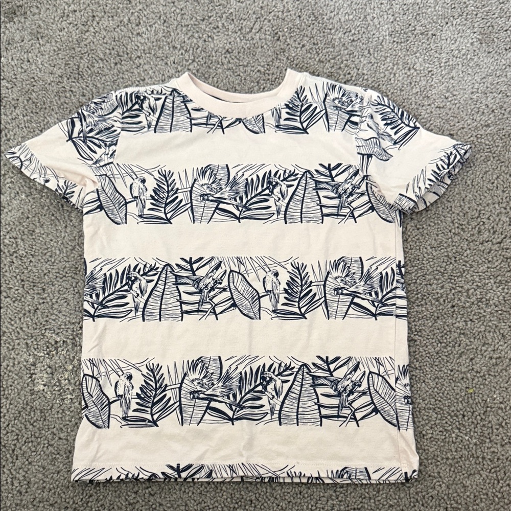 Cat & Jack Navy Botanical Kids T-Shirt